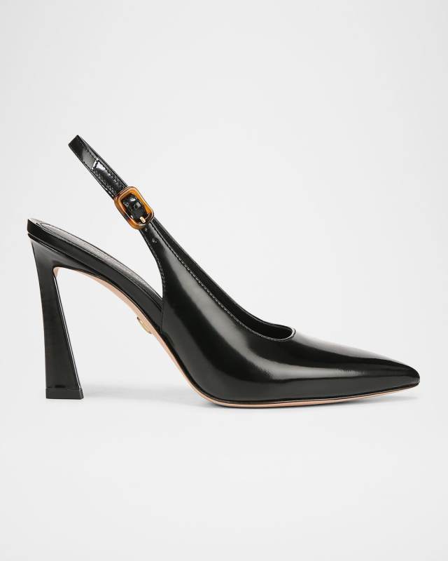 Callie Leather Slingback Pumps